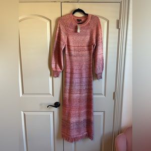 J.Crew Space-Dyed Maxi Sweater Dress